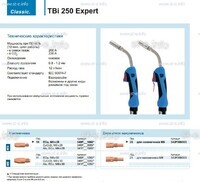 Горелка для полуавтоматической сварки TBi 250 Expert, длина 5 m. - st-e.info - Курган