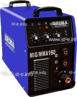 Сварочный полуавтомат инверторный одноблочный Brima MIG/MMA-160 - st-e.info - Курган
